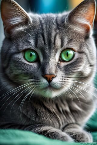 A Cat With Green Eyes