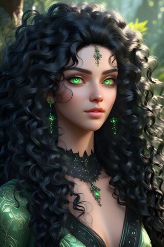 A Woman With Long