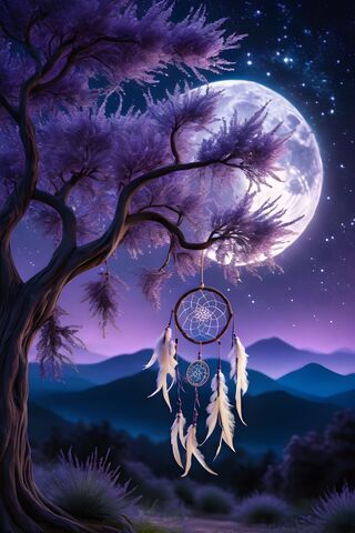 A Tree With A Dreamcatcher In It