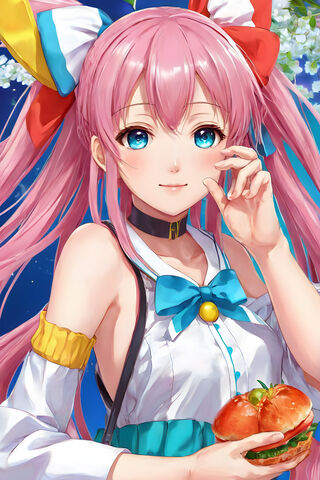 Sweet Delights: A Pink-Haired Dream
