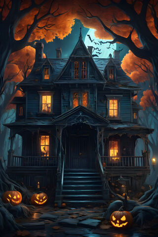 A House With A Large Fr..