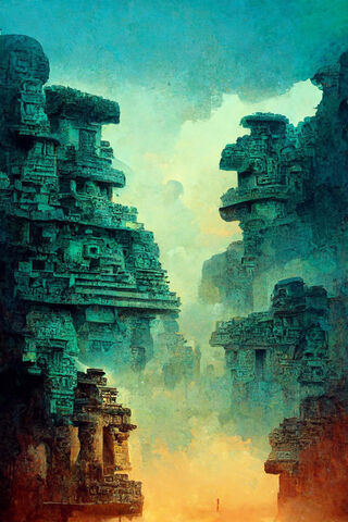 Mystical Ruins of an Ancient Civilization 🌄✨