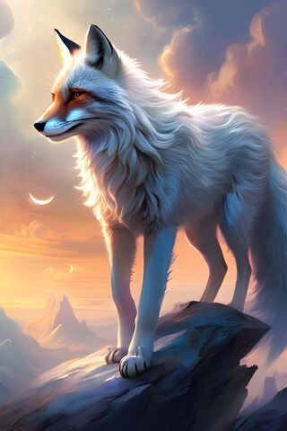 Majestic White Fox at D..