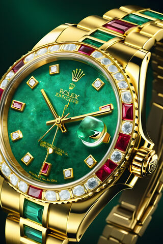 A Close Up Of A Watch