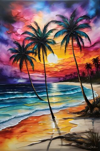 A Blue and Purple Stuff..