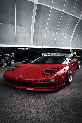 Stunning Red Sports Car at the Show 🚗🔥