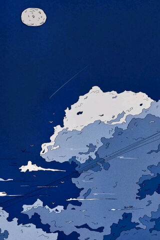 Anime Cloudy Sunset