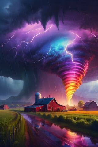 A Barn and A Rainbow Tw..