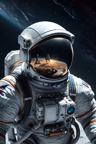 Astronaute Dans L'espace