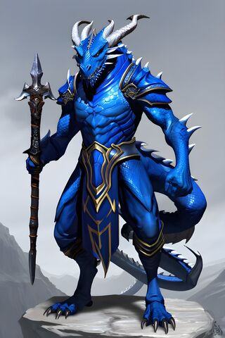 A Blue and Gold