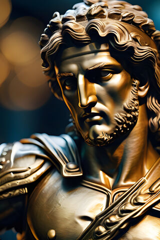 Majestic Warrior Statue..
