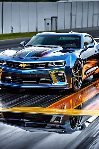 A Blue Sports Car
