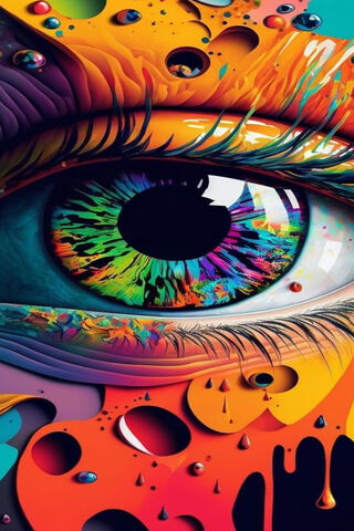 Vibrant Eye of Imaginat..