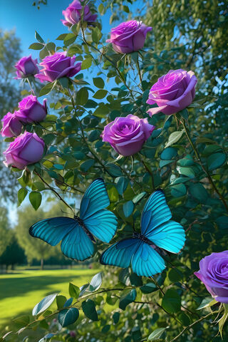 A Butterfly On A Flower