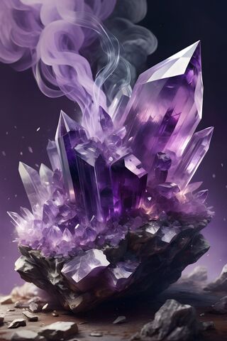 Amethyst Crystal Cluster
