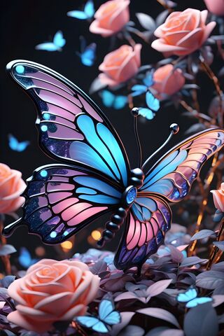 A Butterfly On A Flower