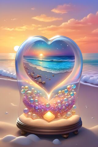 A Colorful Egg Shaped Object With A Rainbow In The Background