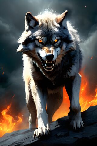 Angry Wolf