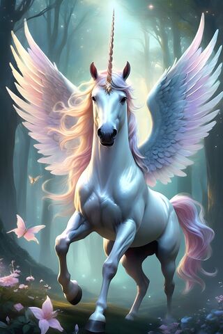 Enchanted Winged Unicor..