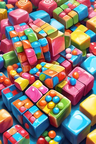 A Pile Of Colorful Plastic Containers