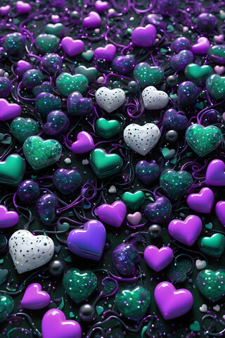 A Pile Of Colorful Rocks