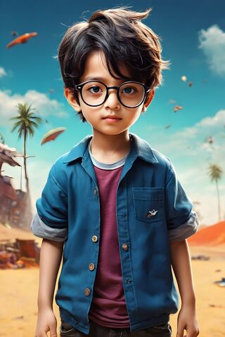 A Child Wearing Glasses,cute Boy, Dashing Boy