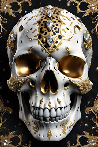 Animal Print Skull