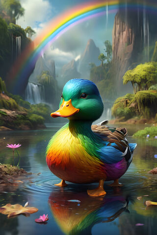 A Rainbow ? Duck ?