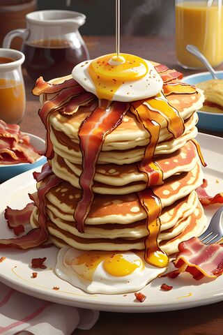 Breakfast Bliss: Pancake Perfection 🥞🍳