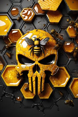 Bee Hive Punisher Logo