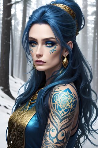 Enchanting Winter Warrior ❄️✨