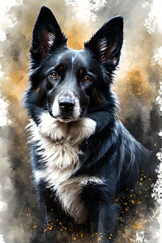 Majestic Canine Portrait 🐾✨