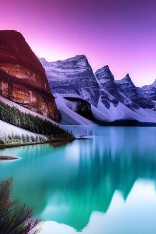 Serene Mountain Reflect..