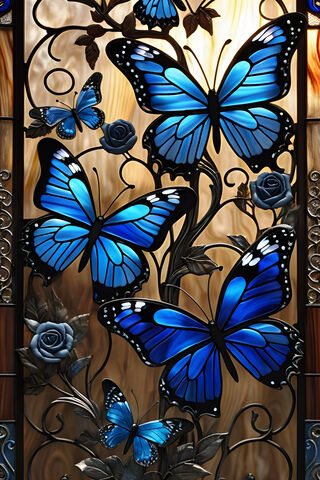 Butterflies and Wood