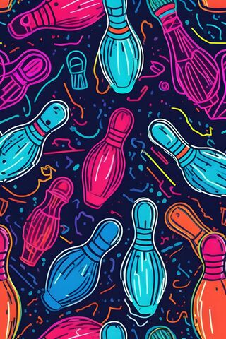 Bowling Pins Background