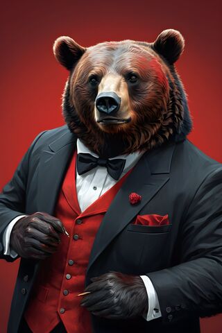 Bear In Suit