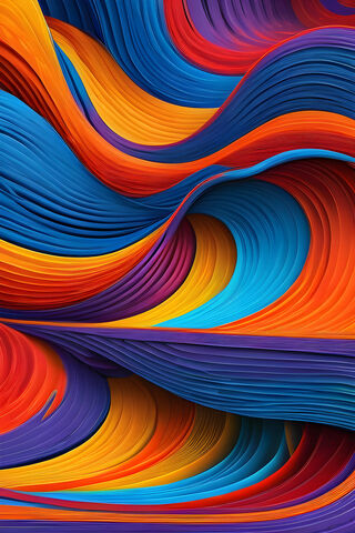 Vibrant Waves of Color