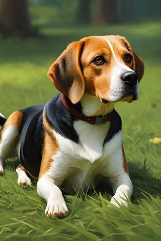 Charming Beagle in the ..