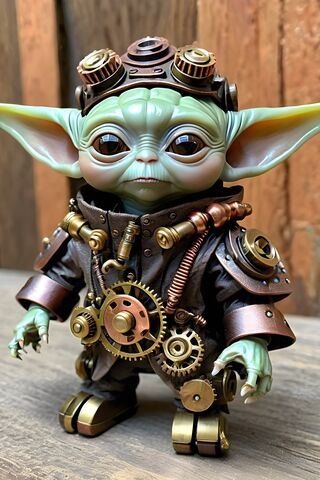 Steampunk Baby Yoda: A ..