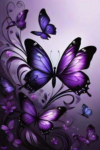 Butterfly With A Beauti..