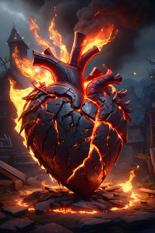 Broken Heat Heart