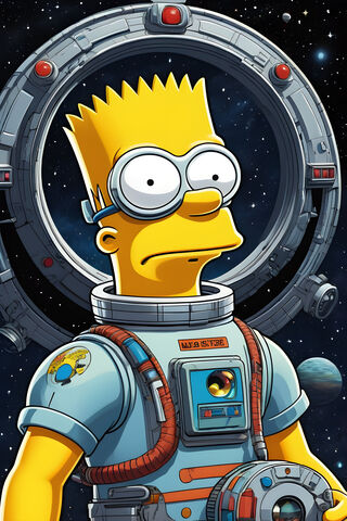 Bart In Soace