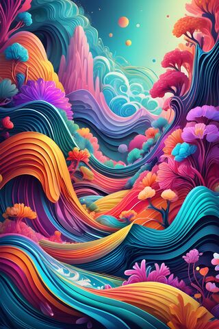 Beautiful Mixture Of Colors