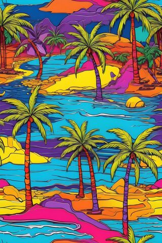Beach Multi Colors