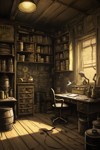 Cozy Vintage Study
