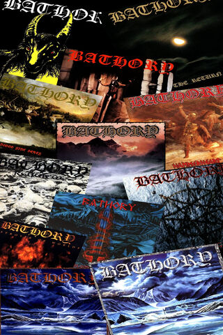 Bathory Album Art Collage 🎶🔥