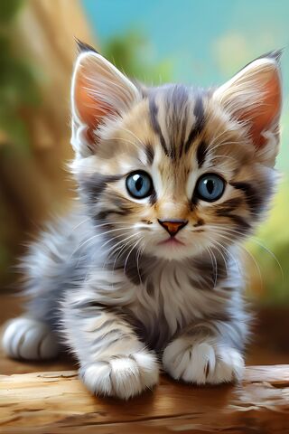 Adorable Fluffy Kitten 🐾