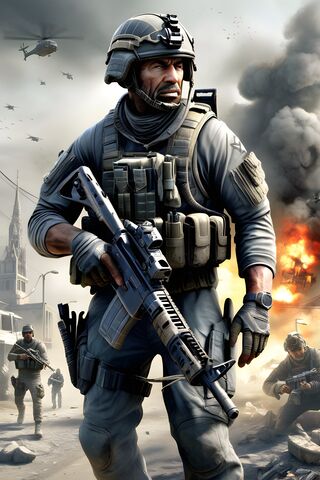 Black Ops Soldier (not From Call Of Duty)