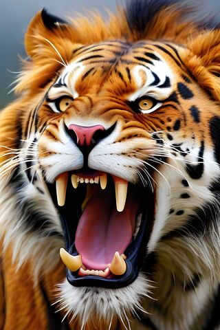 Roaring Majesty: The Tiger's Call 🐅✨