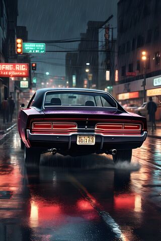 Black Widow 1968 Dodge Charger RT
